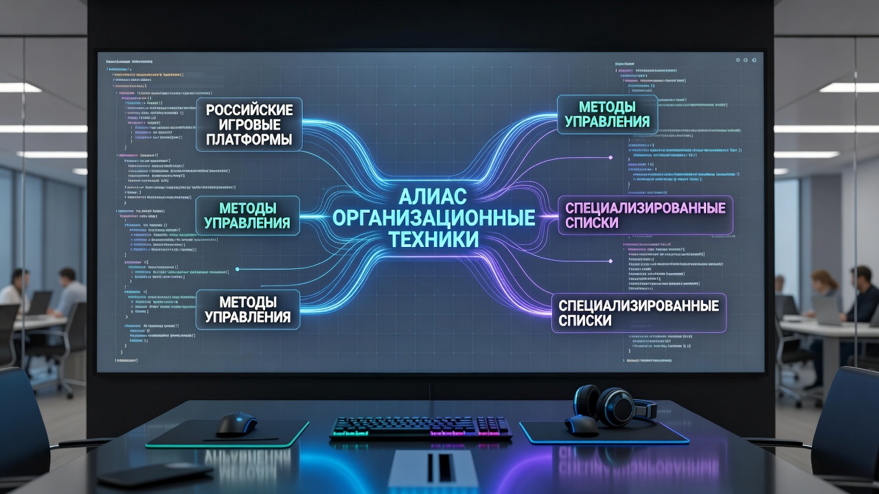 Detailed view of alias categorization tools and database interfaces used on Russian gaming platforms