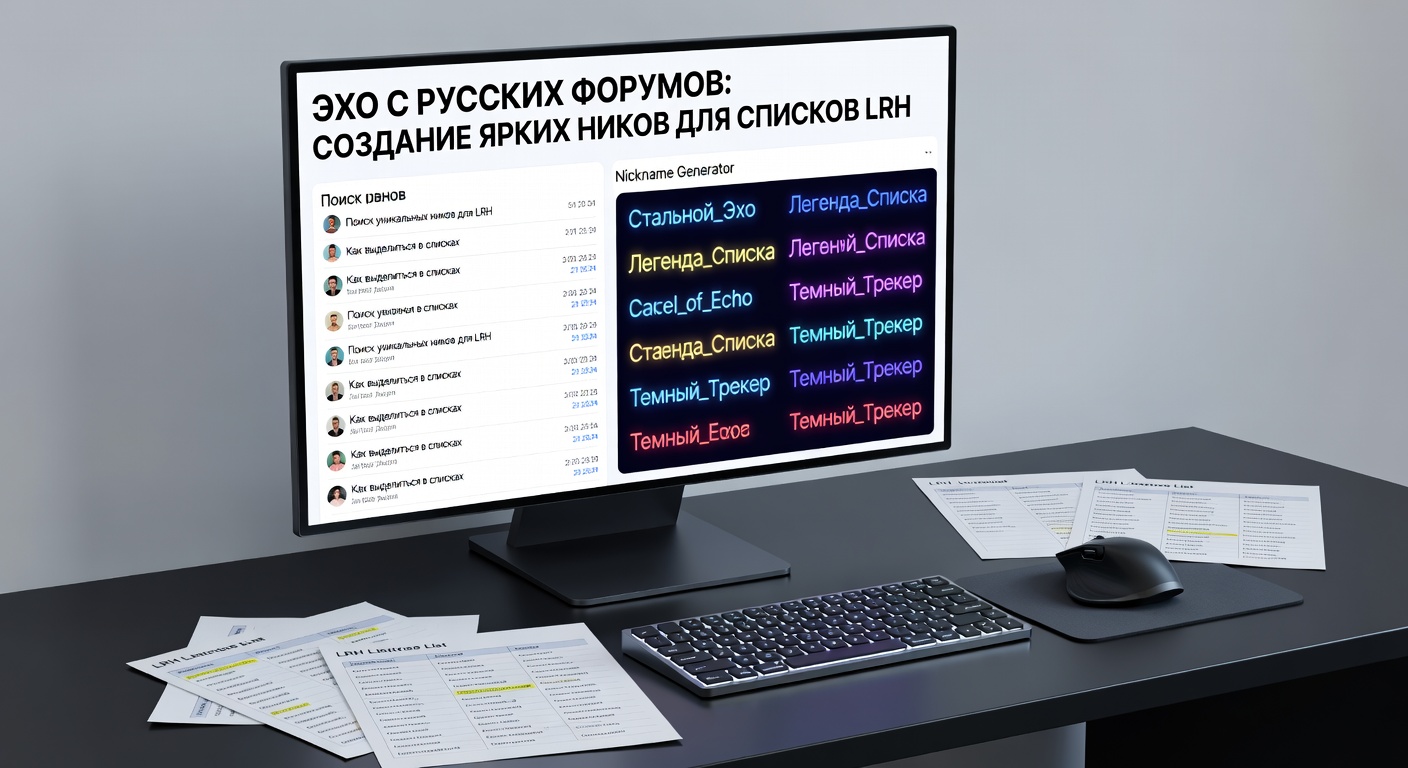 Dynamic screenshot of a bustling Russian forum thread from April 2026, showcasing user-voted LRH nicknames with upvotes, emojis, and evolving leaderboard mockups