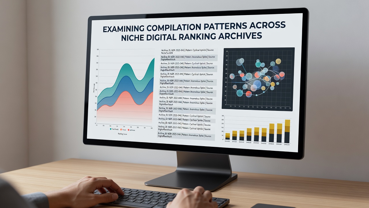 Overview of data collection workflows in digital ranking archives showing interconnected database nodes and user input streams