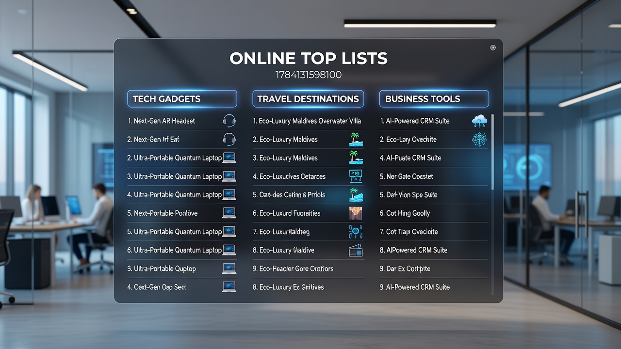 Users engaging with forum discussions linked to online ranking lists on multiple devices