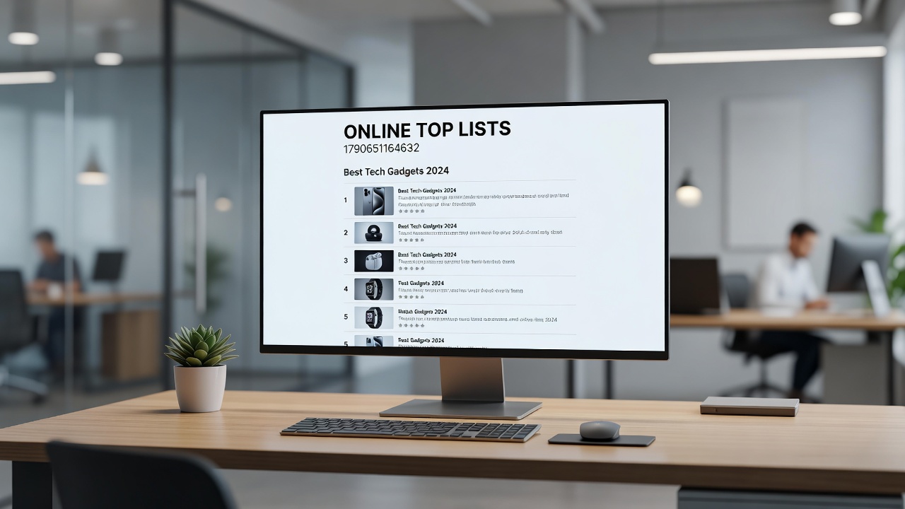 Users interacting with ranking dashboards on tablets and laptops in a shared workspace